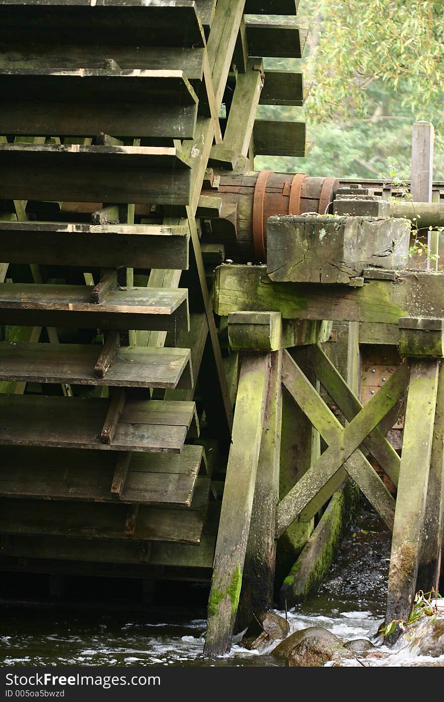 Old water mill in denmark. Old water mill in denmark