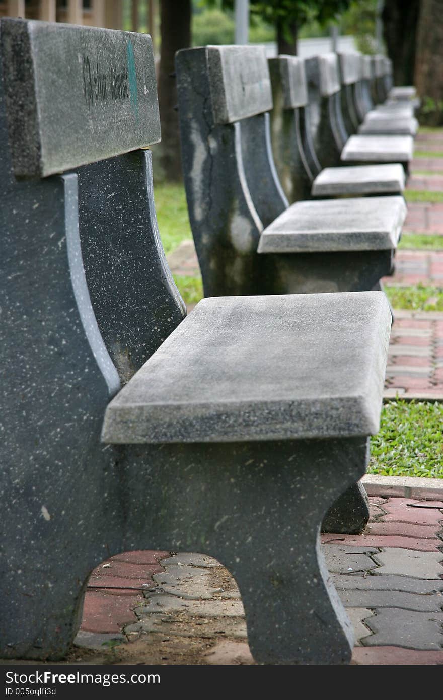 Stone Benches