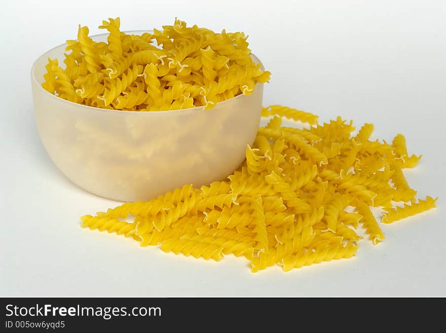 Pasta in a bowl