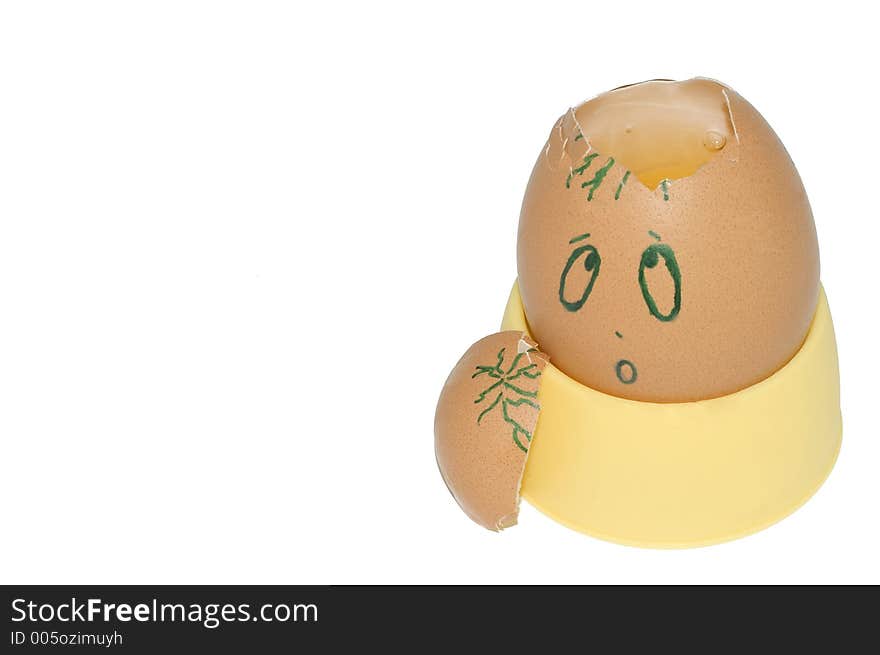 Injured poor egg. Injured poor egg