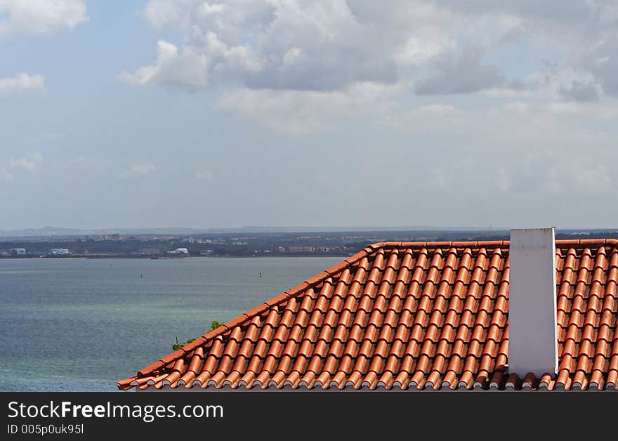 Roof of the portuguese hose. Roof of the portuguese hose