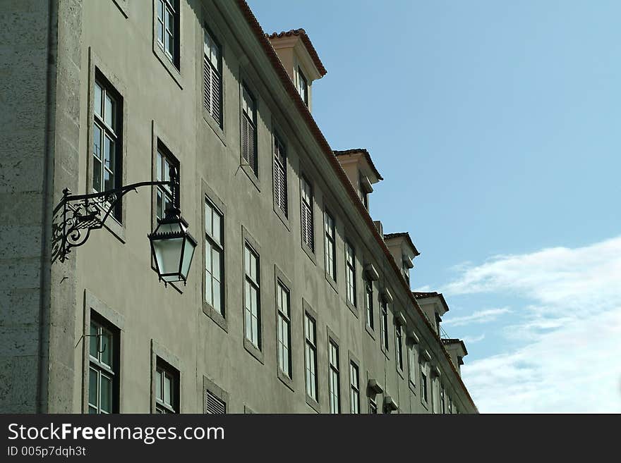 Old building and sky