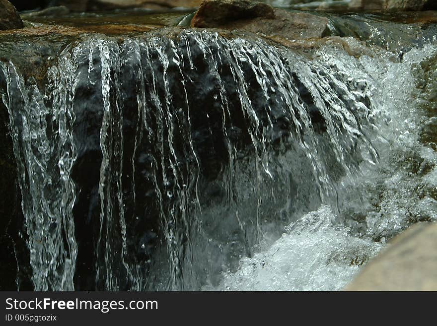 Colorado clear cool sparkling clear mountain stream water. Colorado clear cool sparkling clear mountain stream water