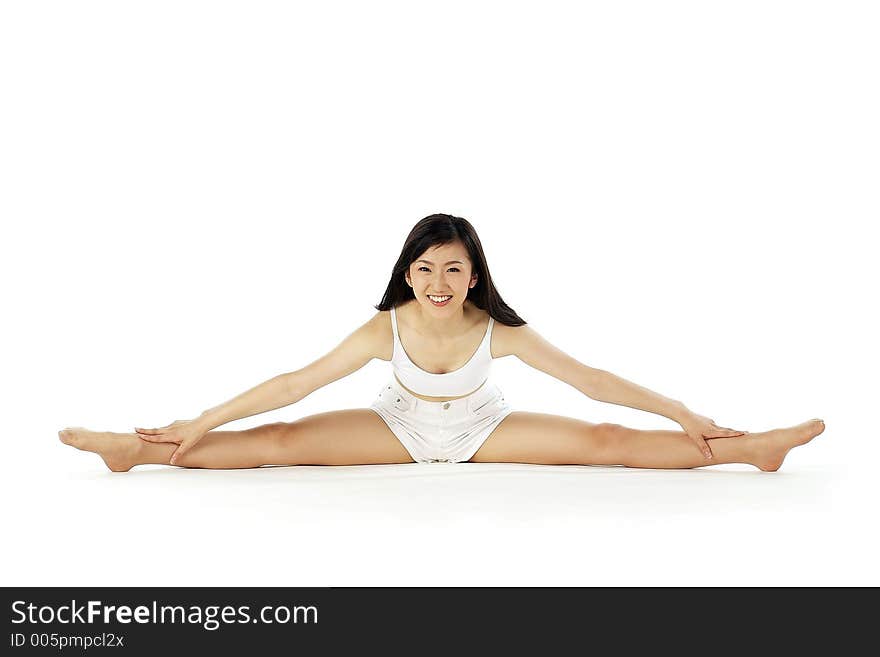 Model Doing Splits. Model Doing Splits