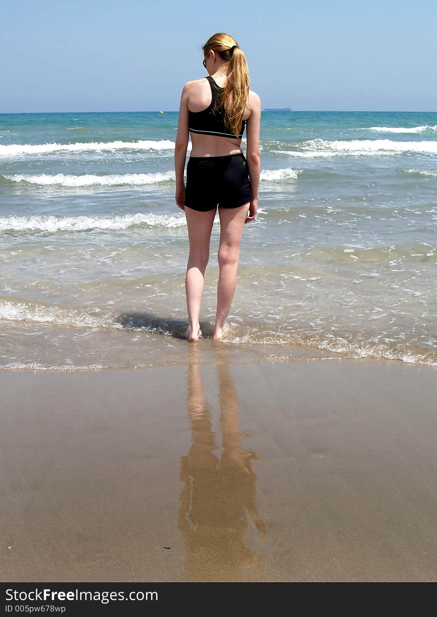 Woman At The Beach