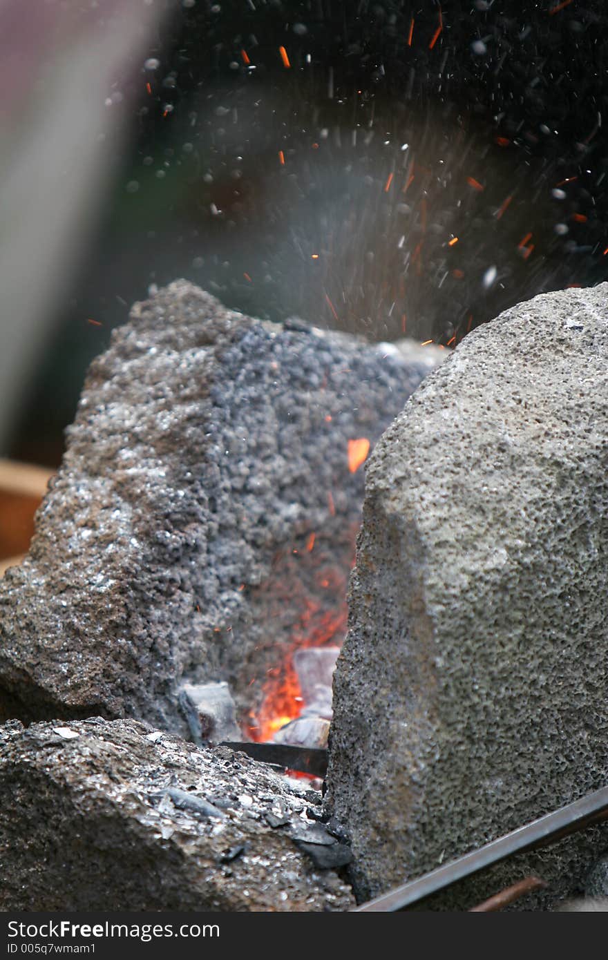 Small Erupting Volcano