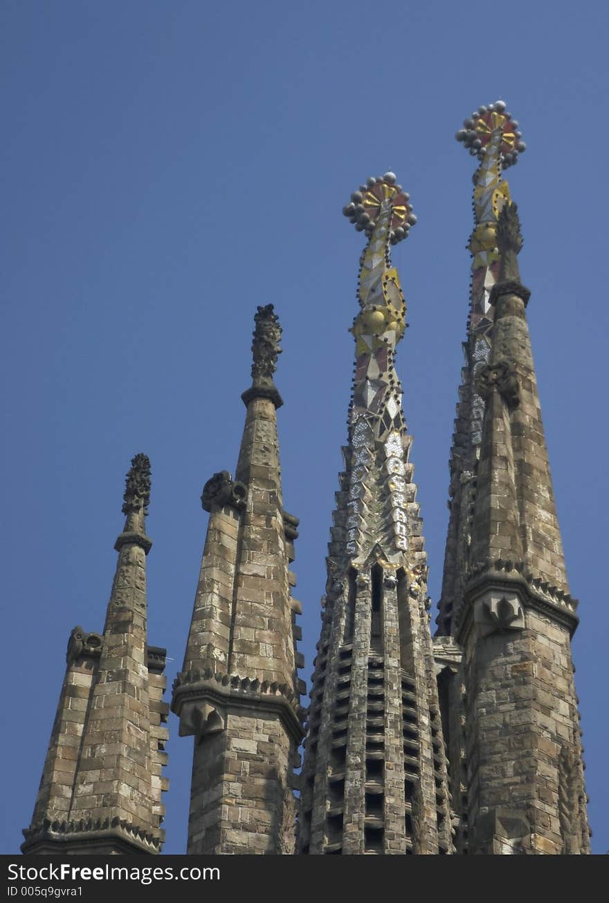 Sagrada familia towers