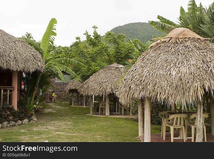 Outdoor Bungalow Huts Two