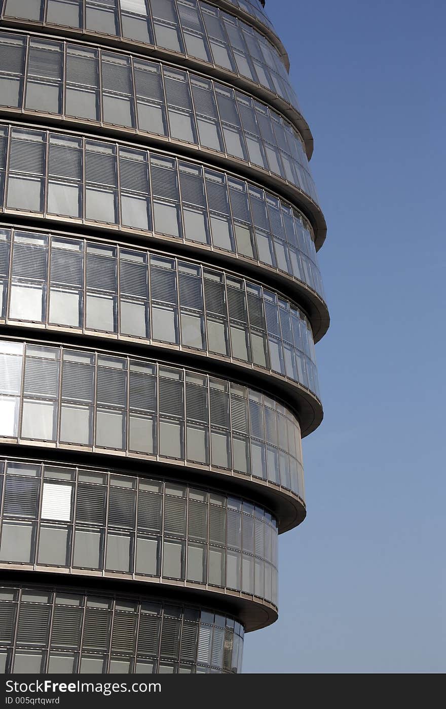 Detail of the city hall building on the south bank of the river thames. Detail of the city hall building on the south bank of the river thames