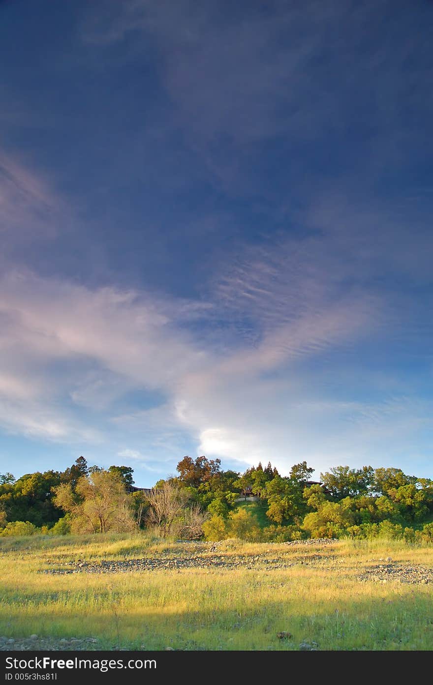 The countryside of northern California in springtime. The countryside of northern California in springtime