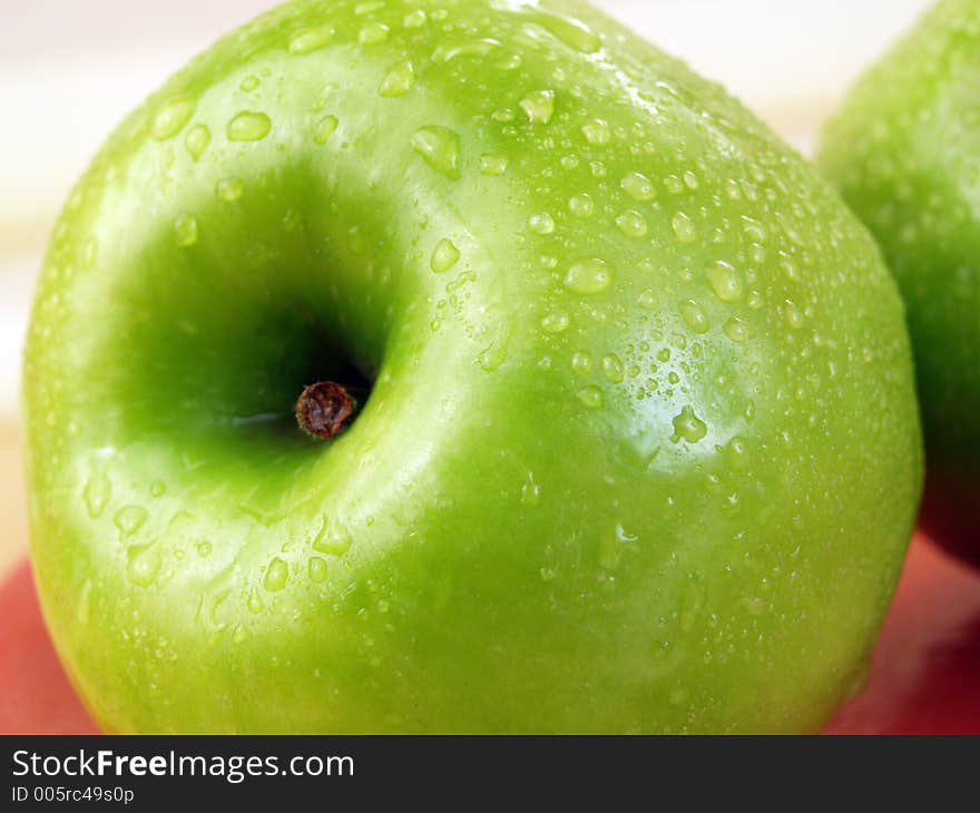 Green apples