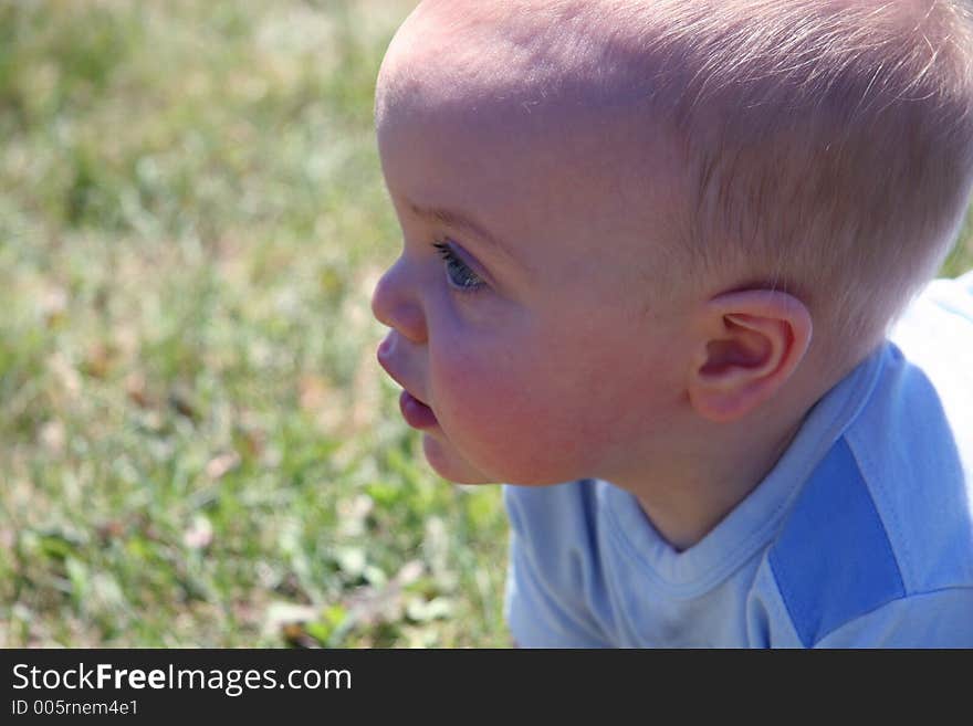 Little Boy Closeup