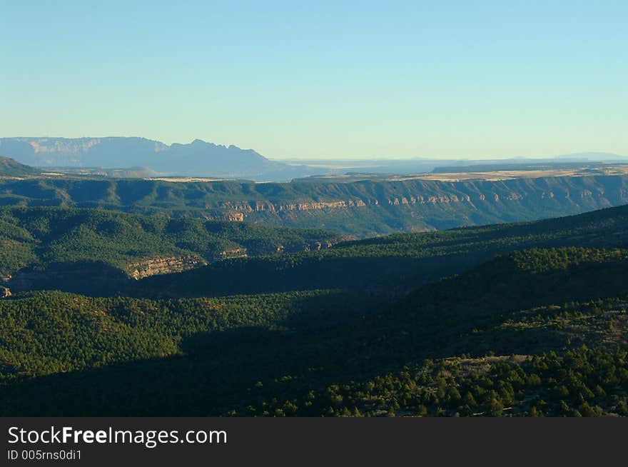 Landscape In Zions National Park, Utah