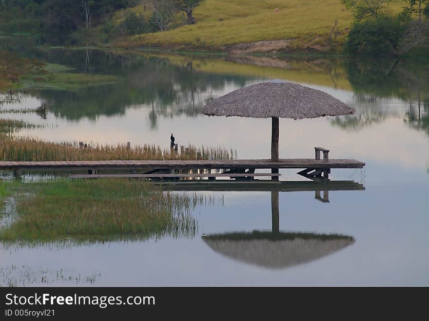 A peaceful place in the field