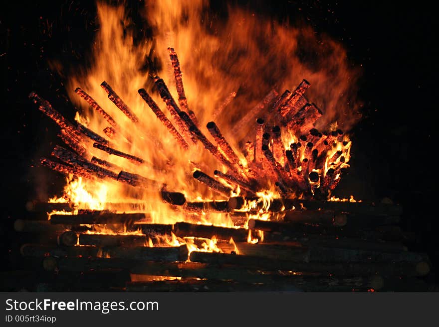 Festival fire