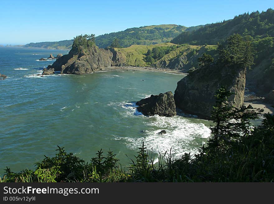 Arch Rock viewpoint, Oregon coast. Arch Rock viewpoint, Oregon coast