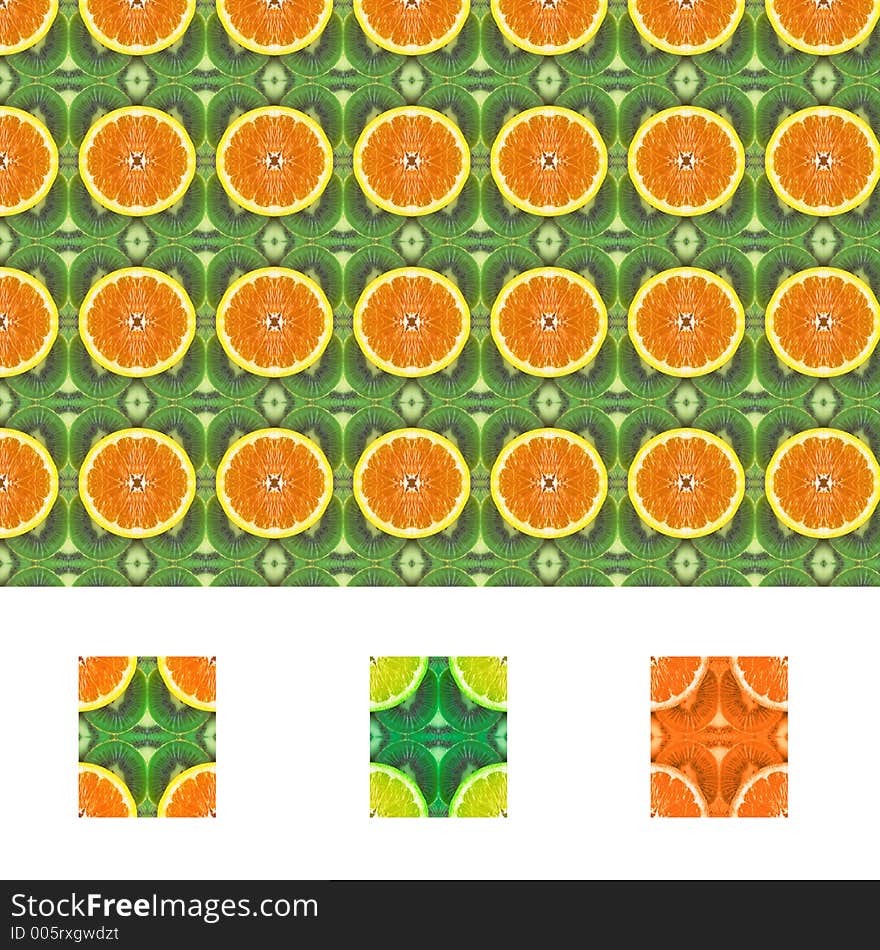 Fruit pattern seamless tiles with diffrent colors included. Fruit pattern seamless tiles with diffrent colors included