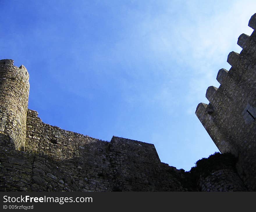 Castle and the blue sky