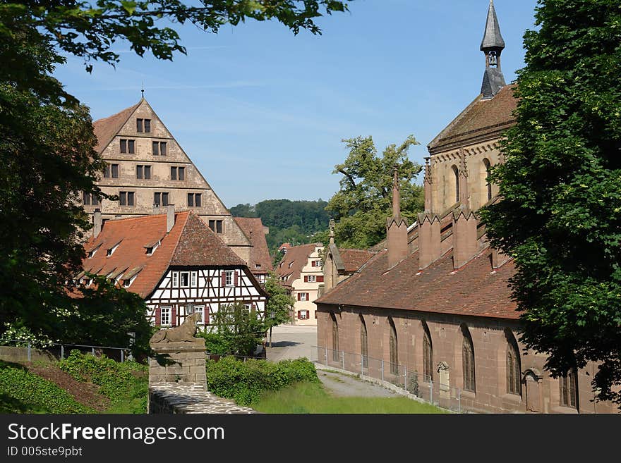 The abbey and other medieval buildings at the Unesco world heritage site at Maulbronn in Germany. The abbey and other medieval buildings at the Unesco world heritage site at Maulbronn in Germany.