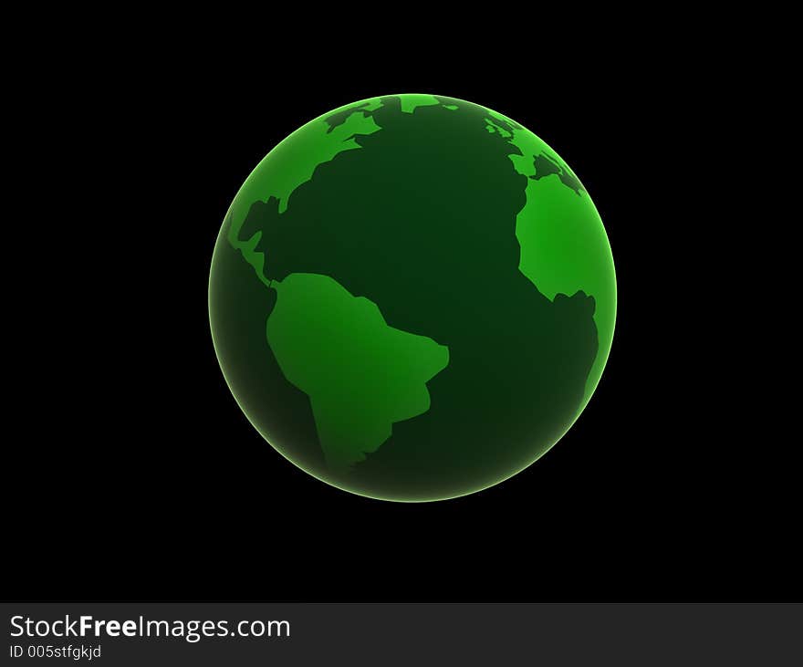 Abstract illustration of earth. Abstract illustration of earth