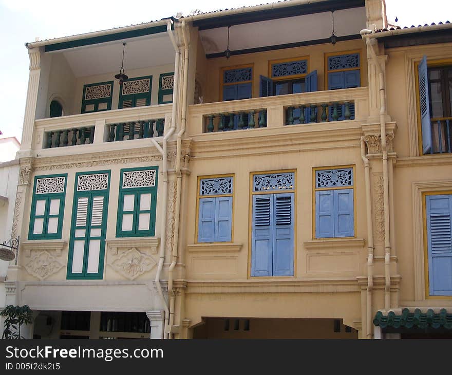 Old buildings in Singapore