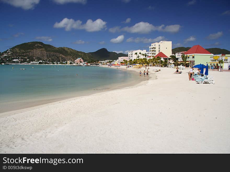 Beautiful caribbean beach. Beautiful caribbean beach