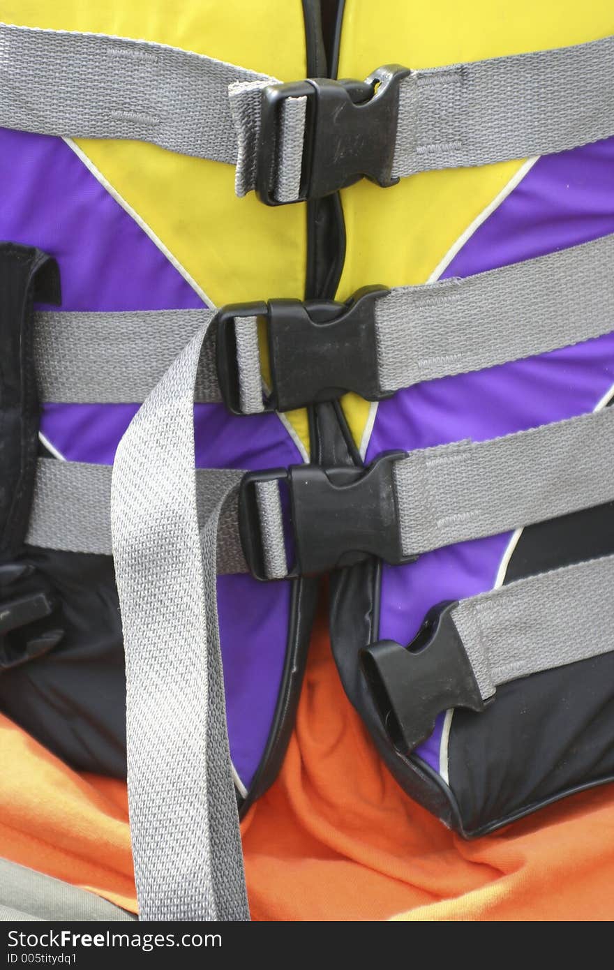 Man wearing a life jacket