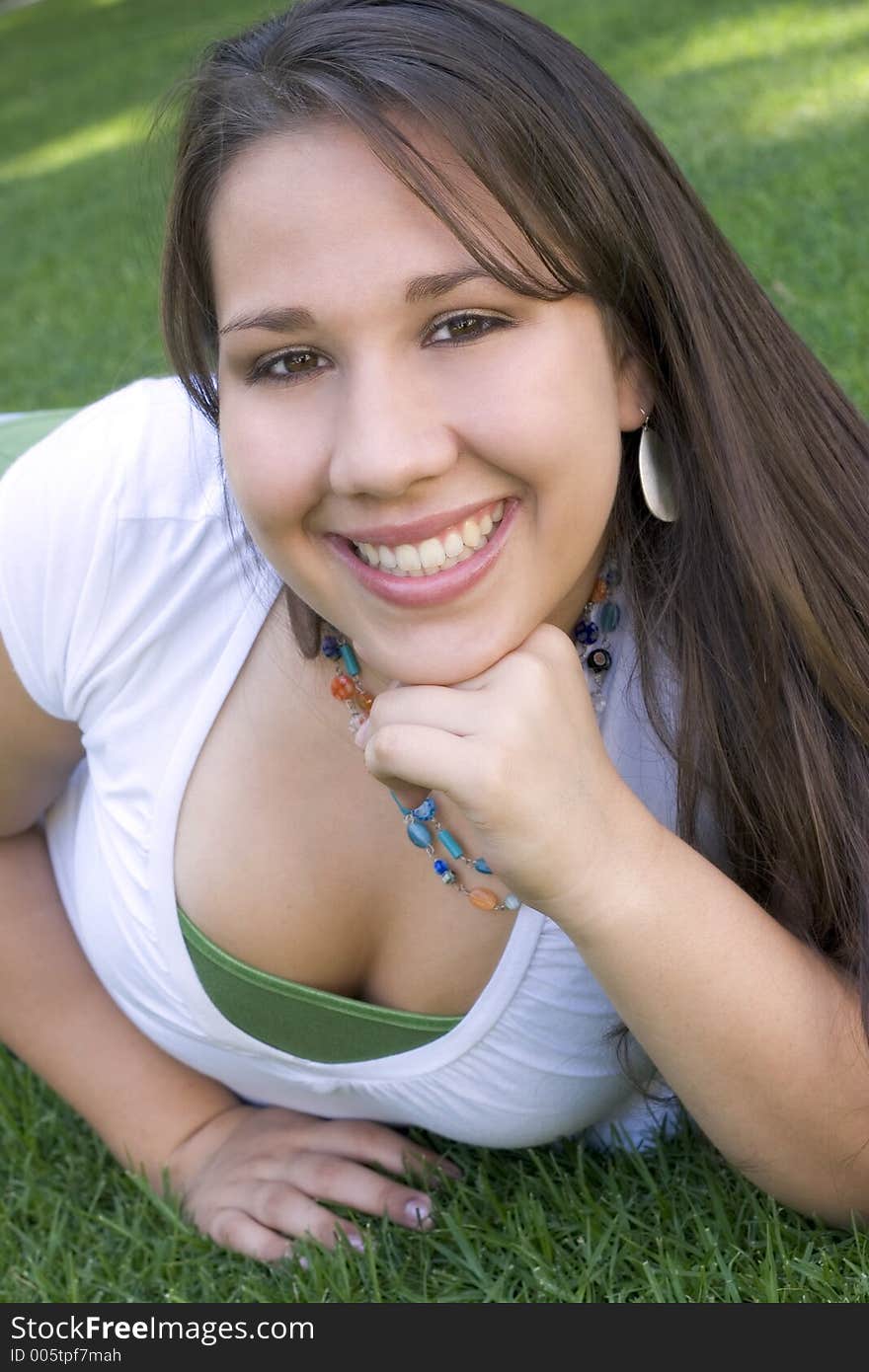 Smiling Latino Girl. Smiling Latino Girl