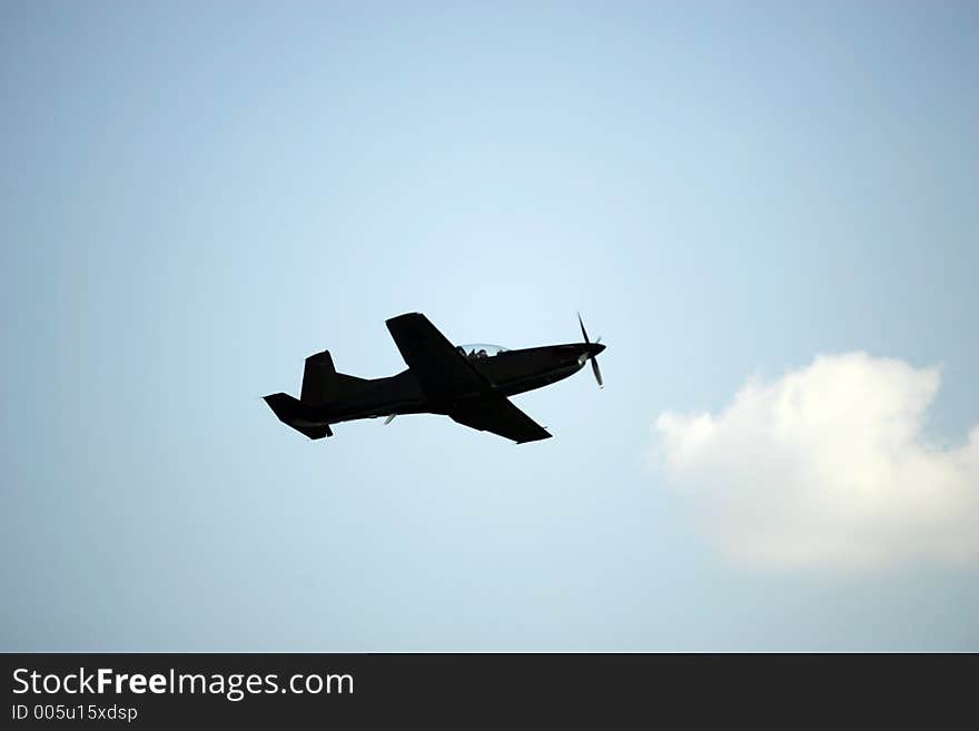 Airplane silhouette