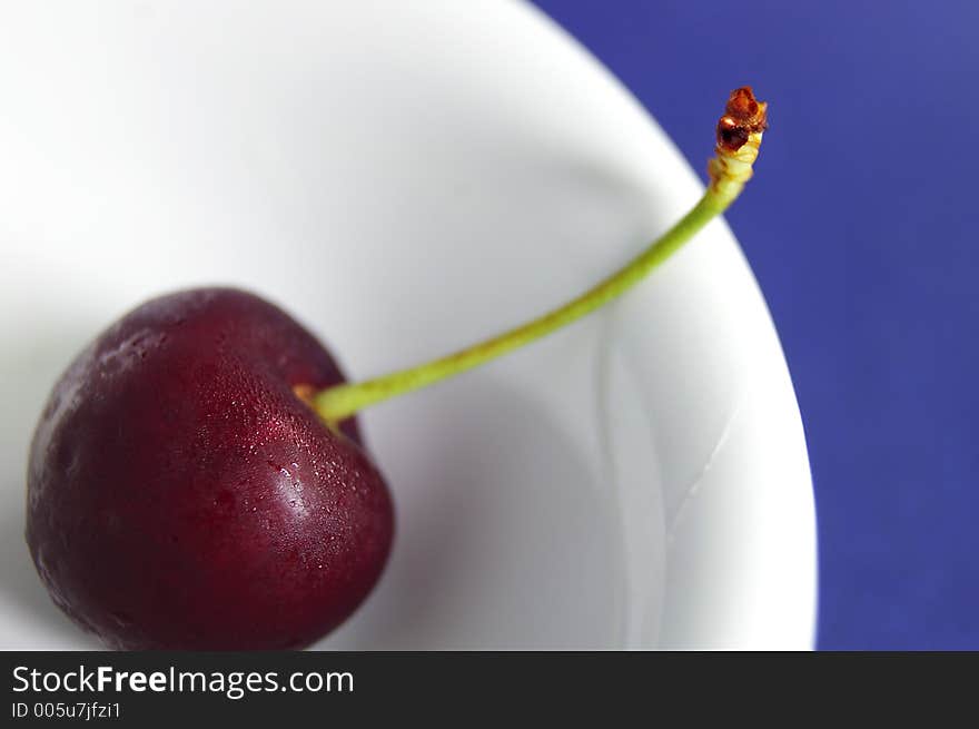 Fresh cherry in bowl. Fresh cherry in bowl