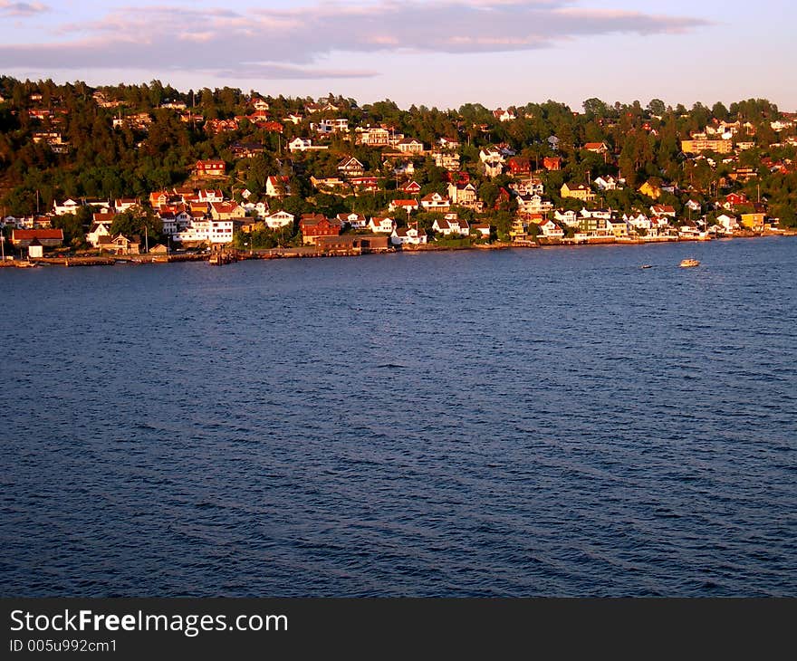 Drøbaksundet in The Oslofjord