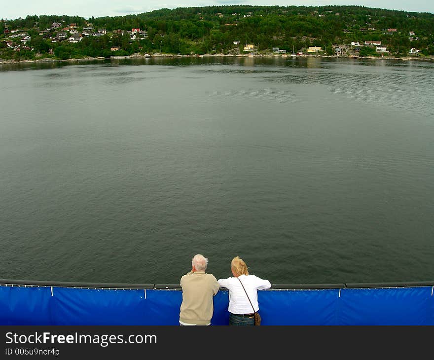 Tourists in The Oslofjord