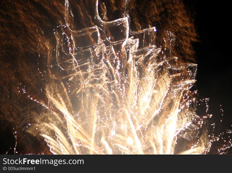 Fireworks Abstraction