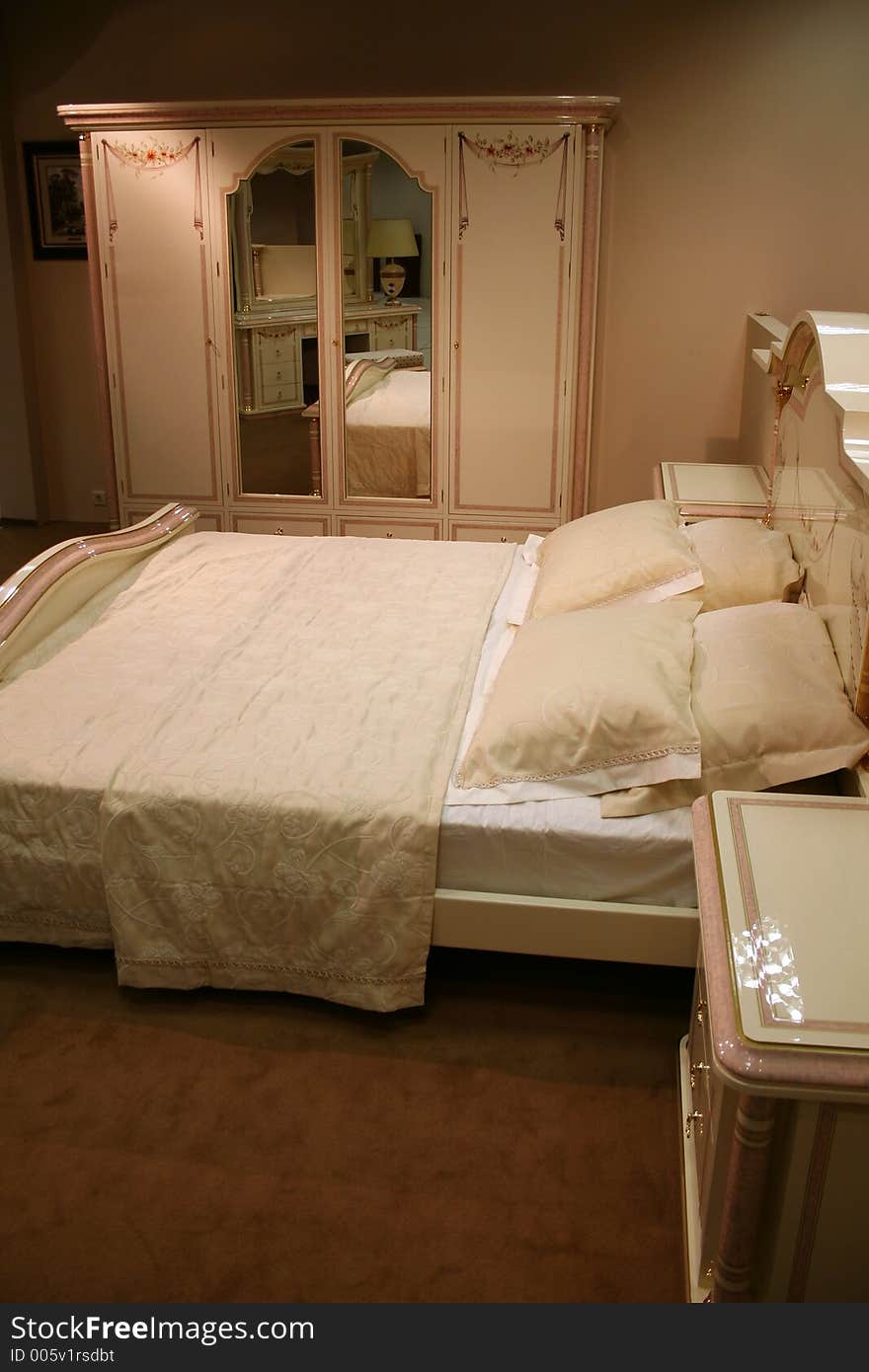 Cream bedroom