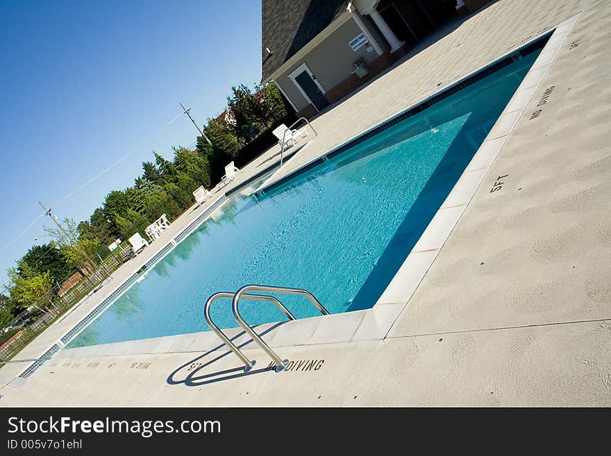 Metal pool steps