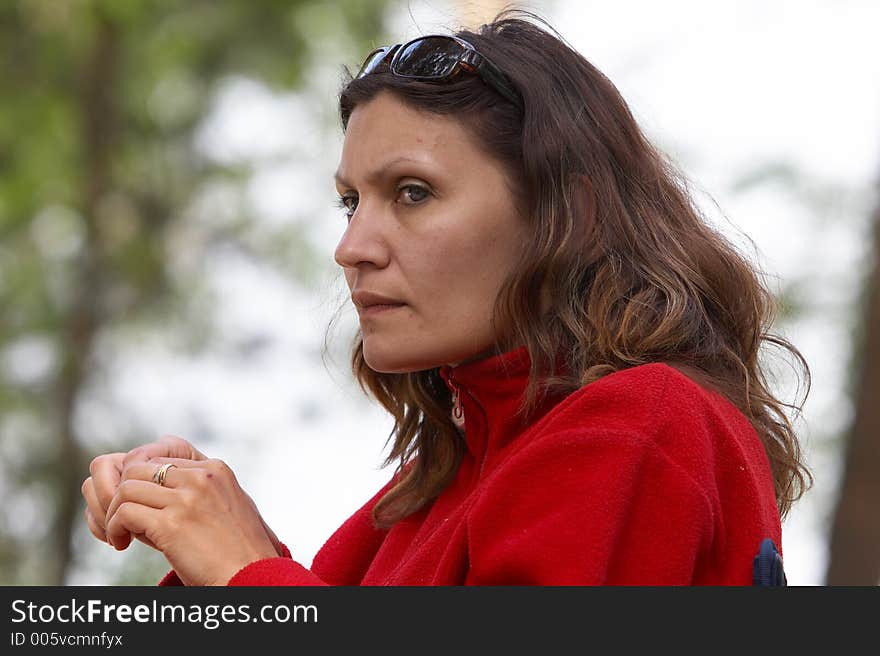 Portrait of a women in Sibir. Portrait of a women in Sibir.