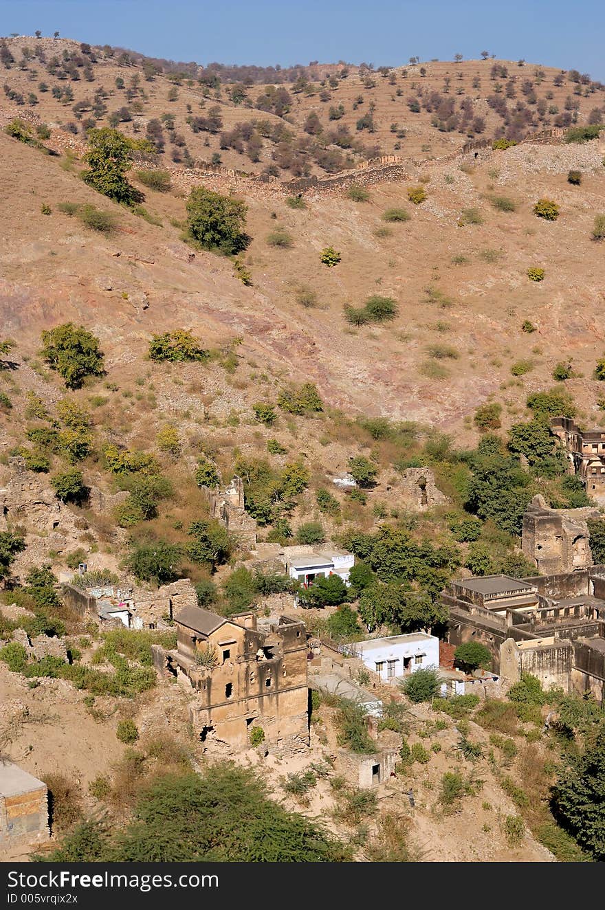 Old muslim palace in Jaipur, India