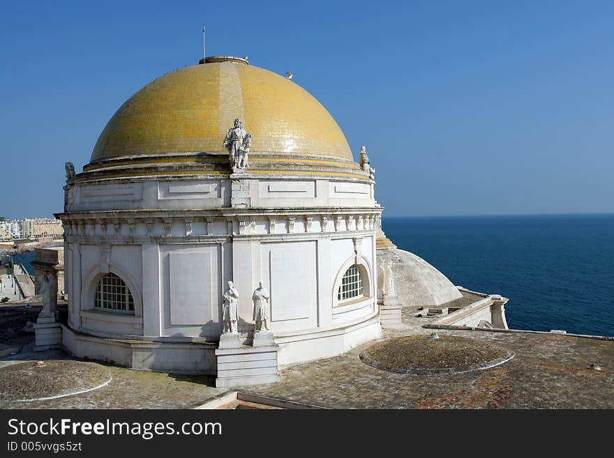 Scenic Views Of Cadiz In Andalusia, Spain - Cadiz Cathedral