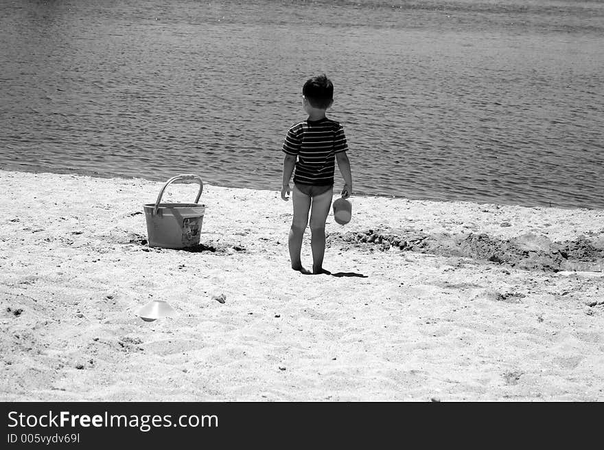 Little Boy on Beach