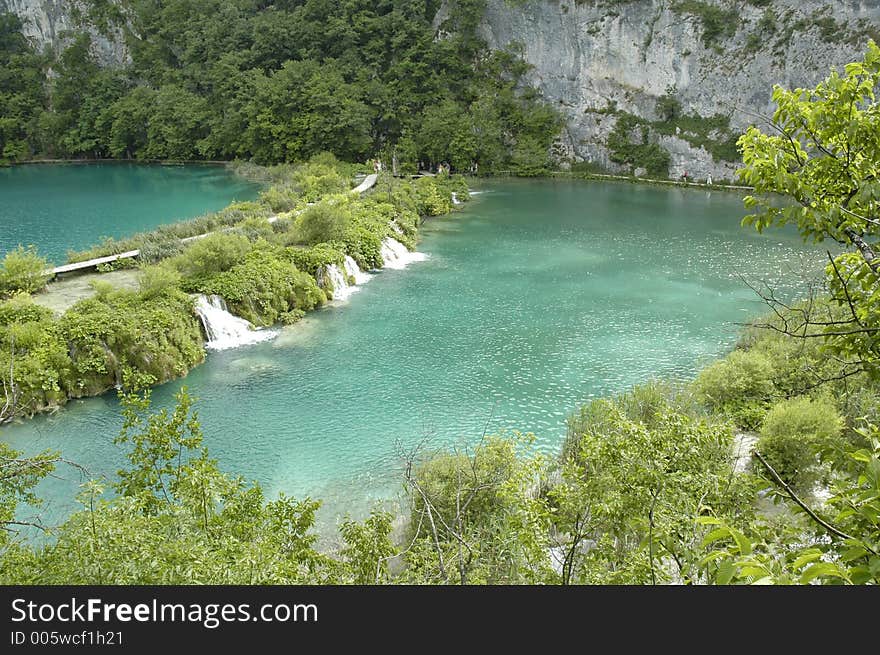 Big lakes in Croatia