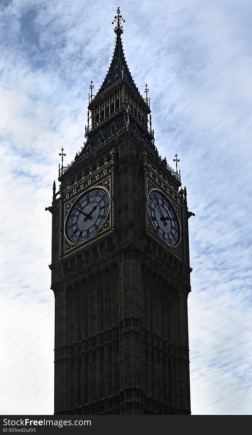 Top of Big Ben tower, Houses of parlament, London