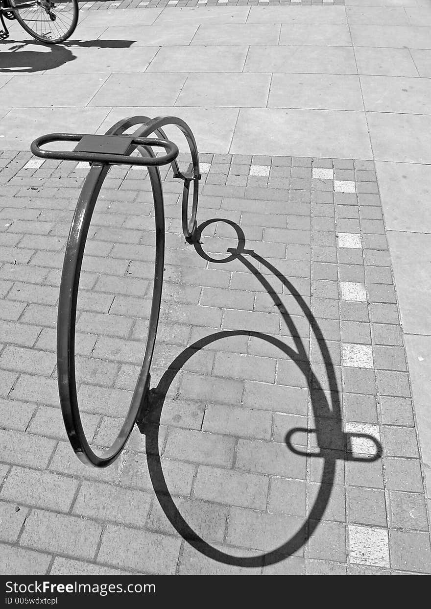 Street bicycle stand