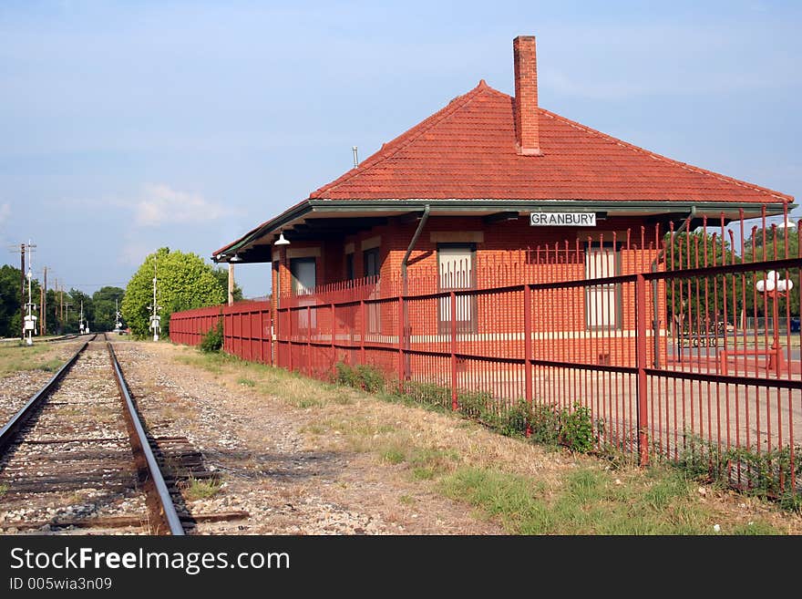 Rustic Railroad Station