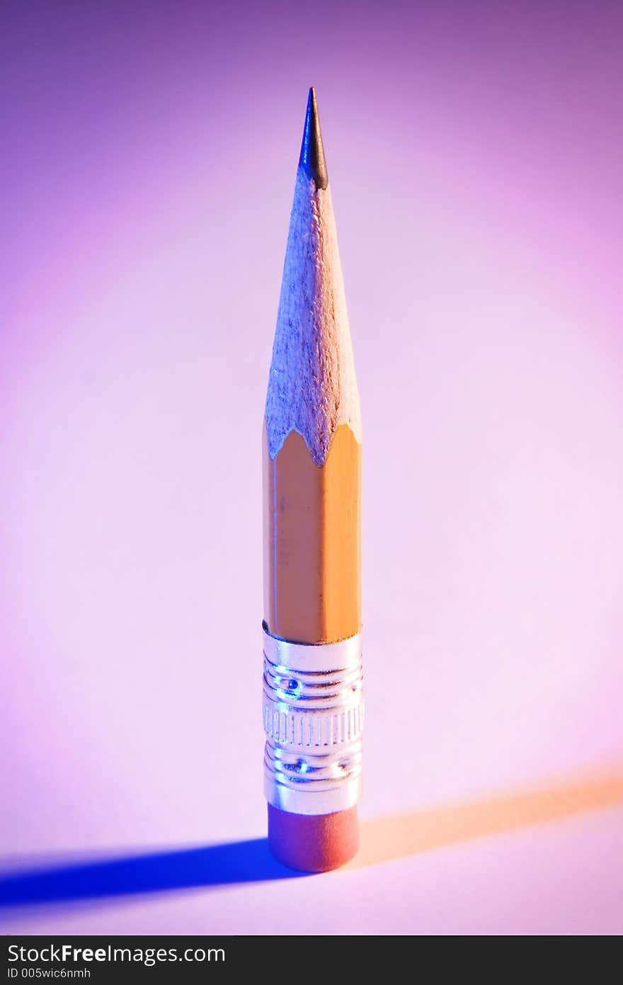 Very short pencil. Very short pencil