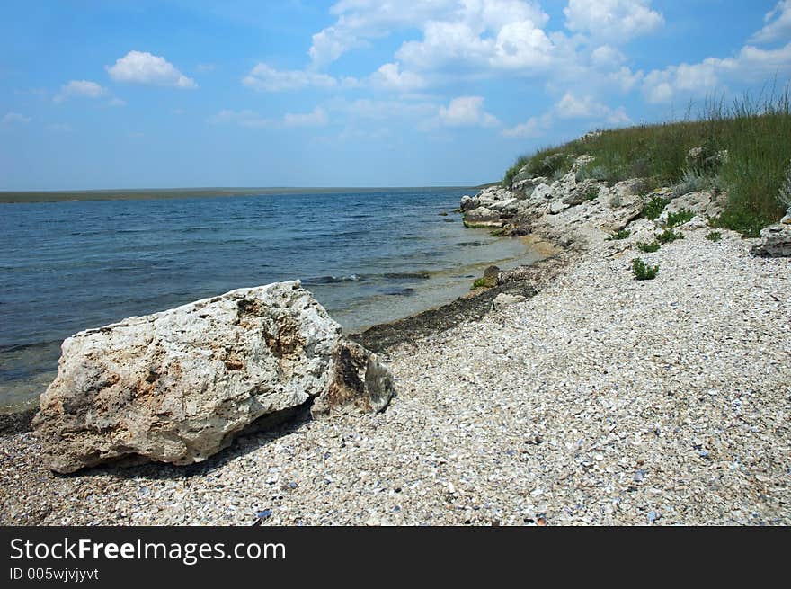 Donuzlav Bay in the Crimea