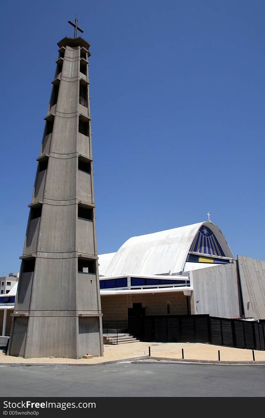 Modern church building in Nicosia - Cyprus