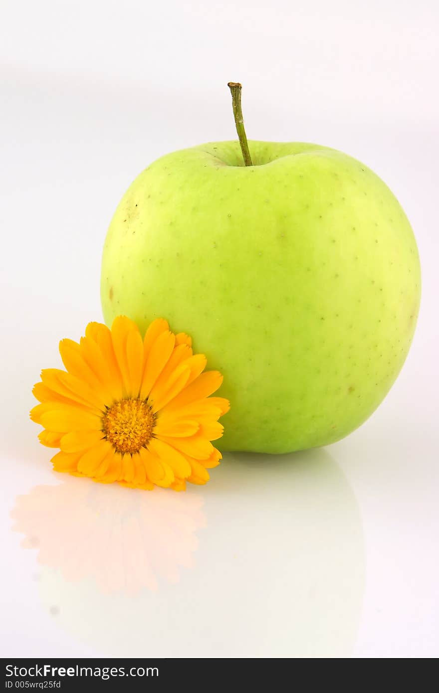 Apple And Flower