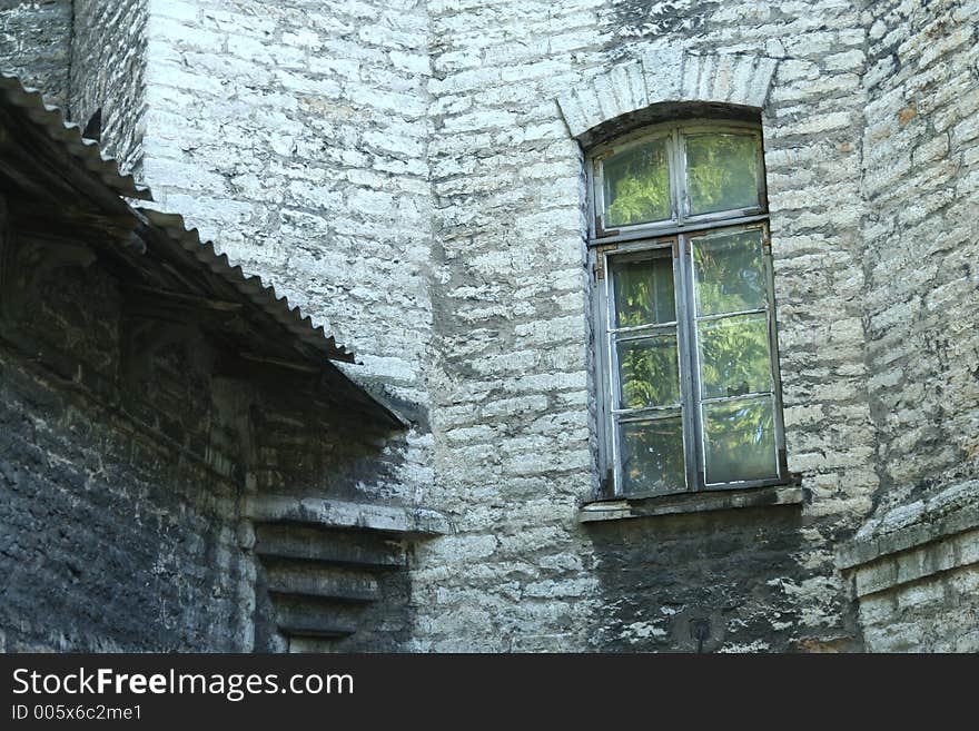 Close-up of old house