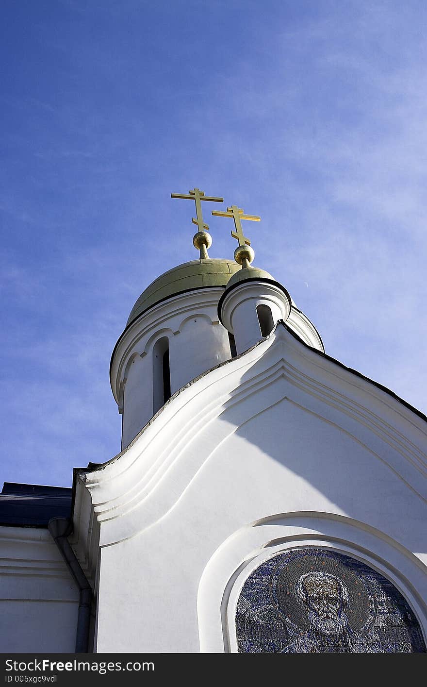 Chapel in city Novosibirsk