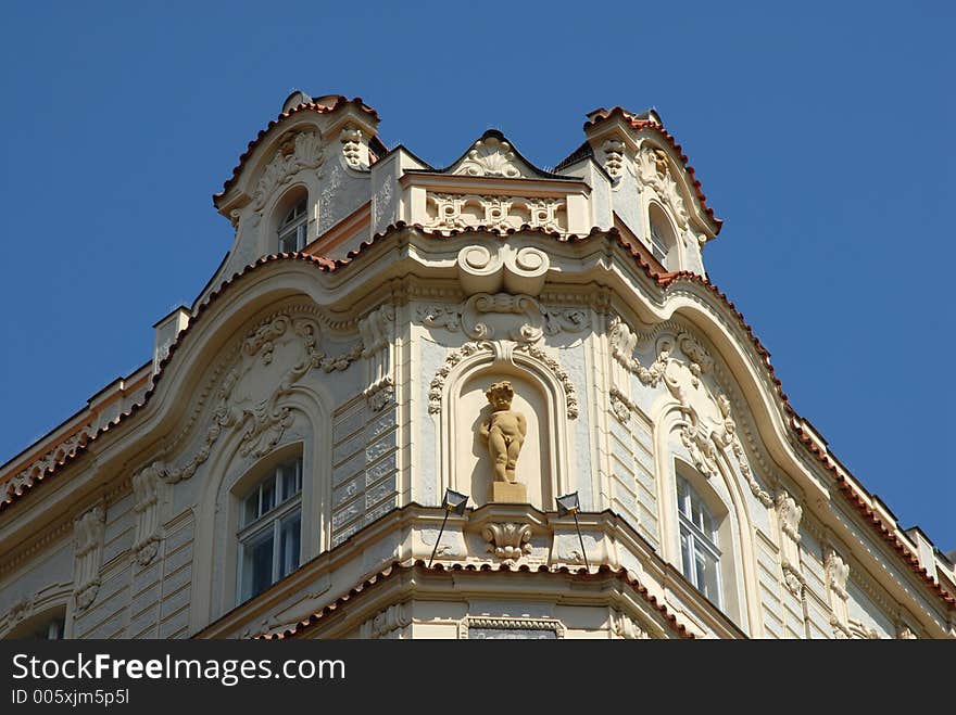 Prague decorative building